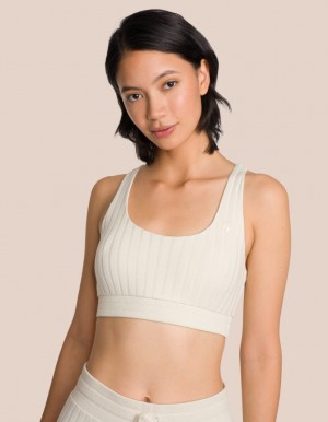 Beige Cream Women's Oceans Apart Aurelia Bra | USA VIK-7175