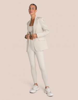 Beige Cream Women's Oceans Apart Gianna Blazer Deluxe Set | USA MFE-2223