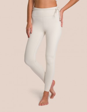 Beige Cream Women's Oceans Apart Gianna Pant Leggings | USA CKS-1451