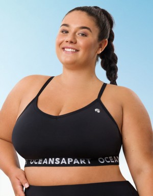 Black Women's Oceans Apart Beauty Curvy Bra | USA VJB-3853