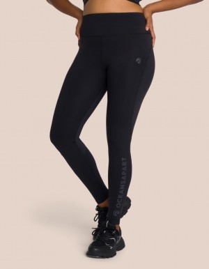 Black Women's Oceans Apart Beauty Pant Leggings | USA UCB-3956