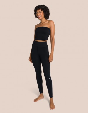 Black Women's Oceans Apart Brooke Tube Top Set | USA LJK-0791