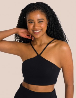 Black Women's Oceans Apart Cruz Bra | USA PLZ-0343