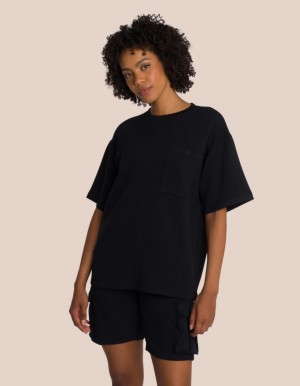 Black Women's Oceans Apart Cruz T-Shirt Set | USA TFW-8253