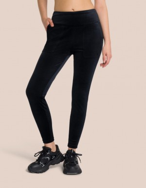 Black Women's Oceans Apart Eden Pant Leggings | USA ZUD-5312