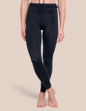 Black Women's Oceans Apart Gianna Pant Leggings | USA JKP-6880