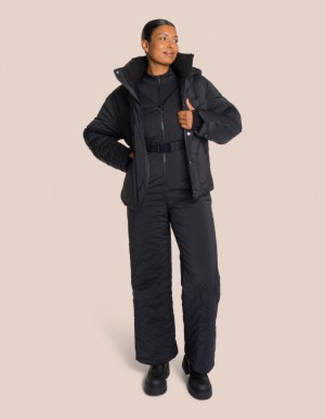 Black Women's Oceans Apart Joelle Puffer Onesie Set | USA AVP-1235