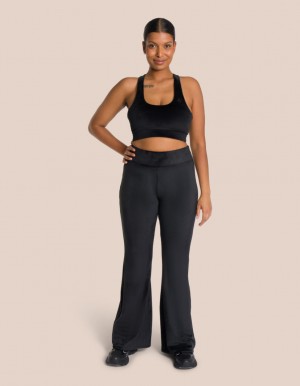 Black Women's Oceans Apart Kelly Flared Set | USA QIR-5651