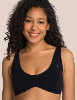 Black Women's Oceans Apart Michelle Plain Bra | USA LDU-9954