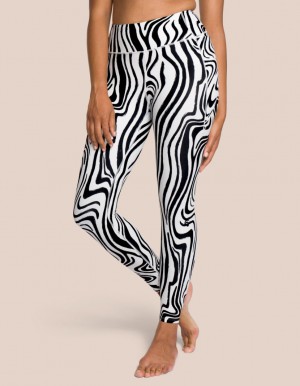 Black Women's Oceans Apart Shania Pant Leggings | USA BQB-7605