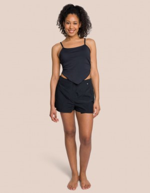 Black Women's Oceans Apart Zola Short Triangle Set | USA PNR-1760