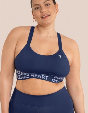 Blue Women's Oceans Apart Beauty Bra | USA CHE-9655