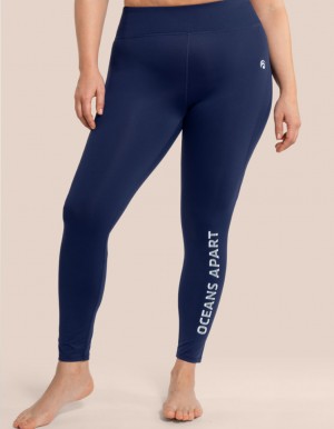 Blue Women's Oceans Apart Beauty Pant Leggings | USA ZDB-8999