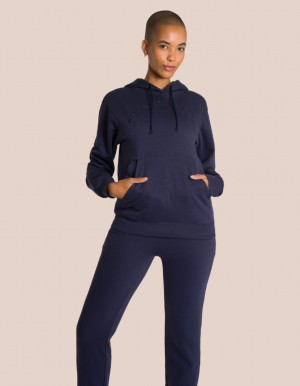 Blue Women's Oceans Apart Charly Sweat Deluxe Set | USA MAP-8186