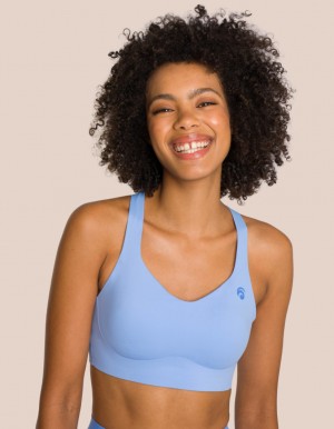 Blue Women's Oceans Apart Hope Bra | USA WOX-1486