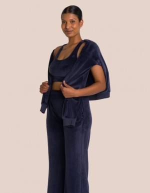 Blue Women's Oceans Apart Kelly Wide Leg Deluxe Set | USA XMB-1807