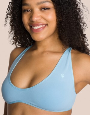 Blue Women's Oceans Apart Michelle Plain Bra | USA SPZ-3598