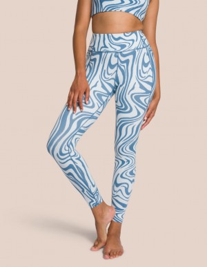 Blue Women's Oceans Apart Shania Pant Leggings | USA AYH-8566