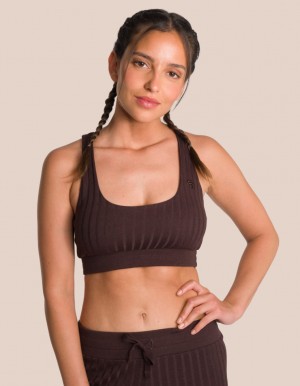 Brown Women's Oceans Apart Aurelia Bra | USA IKK-5277