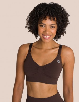 Brown Women's Oceans Apart Brooke Bra | USA OYK-3475