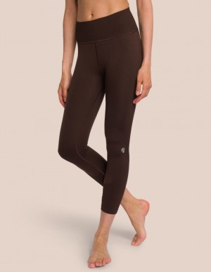 Brown Women's Oceans Apart Sydney 7/8 Pant Leggings | USA VTH-5206