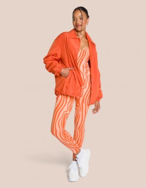 Coral / Orange Women's Oceans Apart Shania Jumpsuit Set | USA KBM-6924