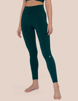 Deep Green Women's Oceans Apart Beverly Thermo Pant Leggings | USA QYS-1582