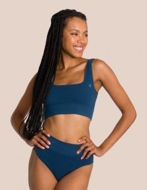 Deep Turquoise Women's Oceans Apart Joelle Pantie Set | USA KMV-4062