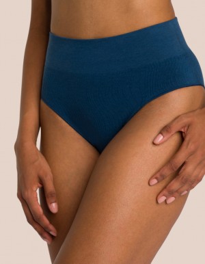 Deep Turquoise Women's Oceans Apart Joelle Pantie Underwear | USA WGQ-6029