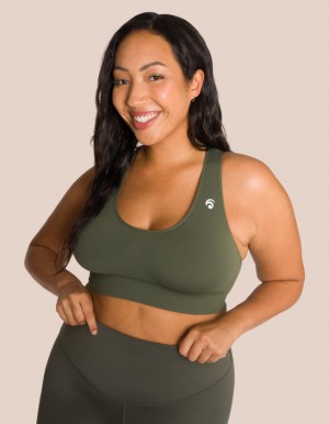 Green Women's Oceans Apart Beverly Curvy Bra | USA XUN-2104