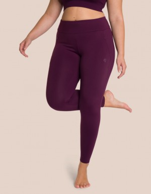 Grey Purple Women's Oceans Apart Florence Pant Leggings | USA OWM-6765