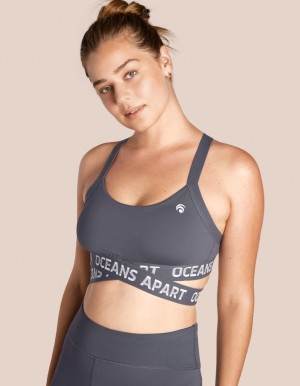 Grey Women's Oceans Apart Beauty Bra | USA LBY-7330