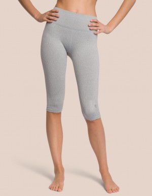 Grey Women's Oceans Apart Maya Capri Pant Leggings | USA TIE-0480