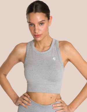 Grey Women's Oceans Apart Sky Bra | USA ZQL-7509