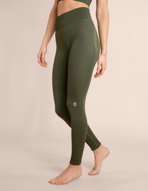 Khaki Women's Oceans Apart Sydney Pant Leggings | USA MCF-7908