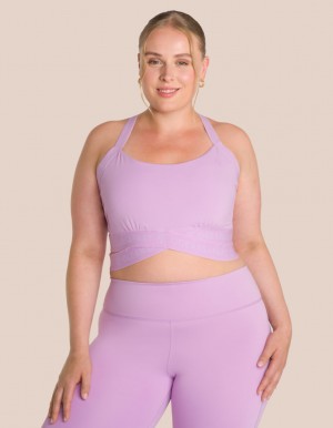 Lavender Women's Oceans Apart Beauty Curvy Bra | USA IIT-2075