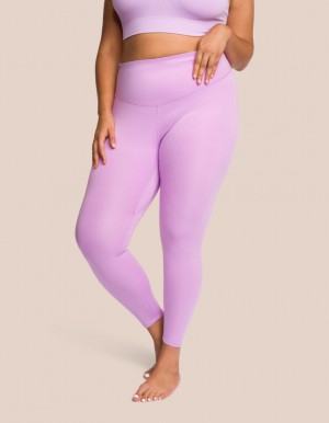 Lavender Women's Oceans Apart Beverly Pant Curvy Leggings | USA ODR-0169