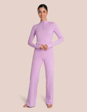 Lavender Women's Oceans Apart Florence Layer Straight Leg Tall Set | USA WVS-8379