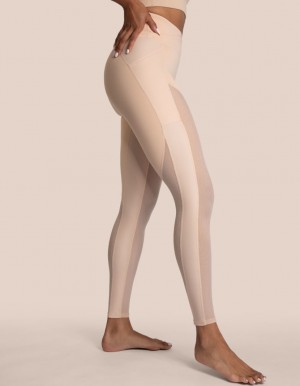 Light Beige Women's Oceans Apart Elli Pant Leggings | USA HPS-6328