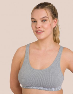 Light Grey Women's Oceans Apart Ariel Seamless Bra | USA UCJ-8871