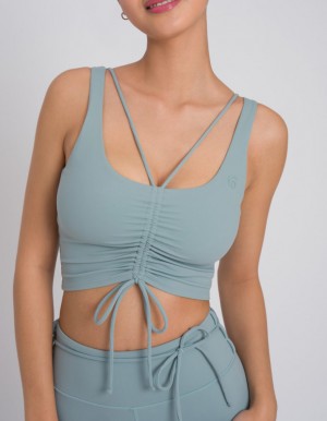 Light Grey Women's Oceans Apart Gianna Bra | USA WNV-4462