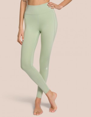 Olive Green Women's Oceans Apart Soho Pant Leggings | USA RTE-5080