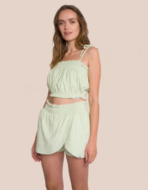 Olive Green Women's Oceans Apart Willow Skort Set | USA FIO-8533