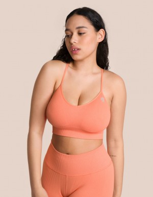 Orange Women's Oceans Apart Maya Bra | USA VQD-1597