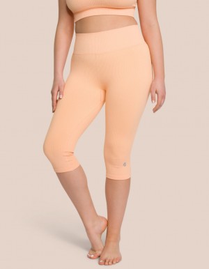 Orange Women's Oceans Apart Maya Capri Pant Leggings | USA OJB-6935