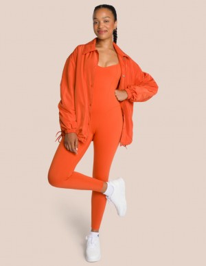 Orange Women's Oceans Apart Shania Jumpsuit Set | USA VPN-4867