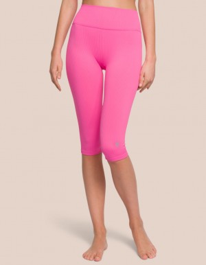 Pink Women's Oceans Apart Maya Capri Pant Leggings | USA VVP-2315