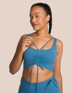 Turquoise Women's Oceans Apart Gianna Bra | USA RUO-4096