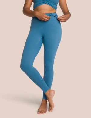 Turquoise Women's Oceans Apart Gianna Pant Petite Leggings | USA WKN-0814