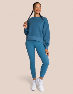 Turquoise Women's Oceans Apart Gianna Sweat Deluxe Set | USA RCK-7558